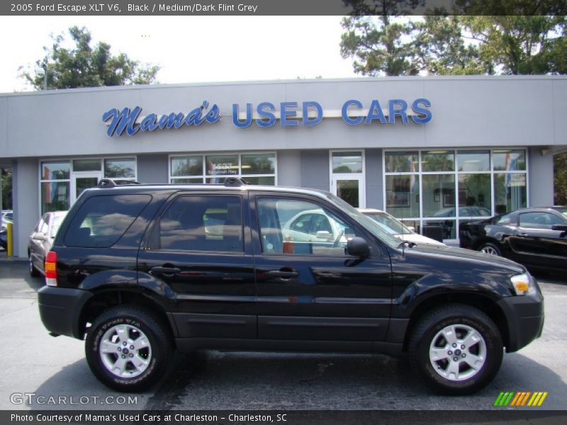 Black / Medium/Dark Flint Grey 2005 Ford Escape XLT V6