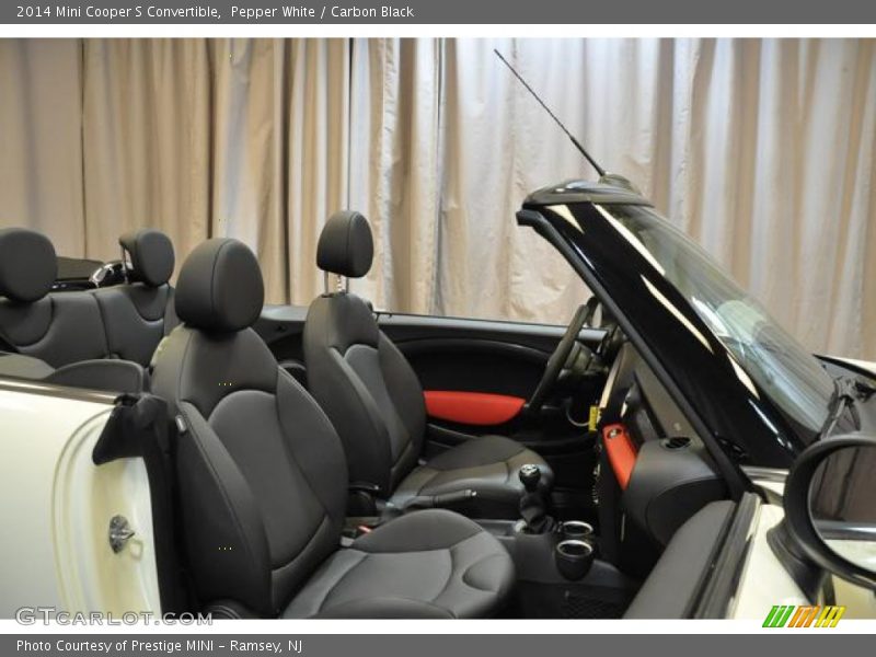 Pepper White / Carbon Black 2014 Mini Cooper S Convertible