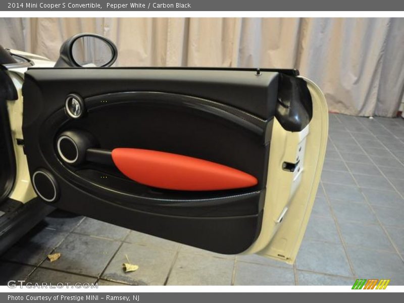 Pepper White / Carbon Black 2014 Mini Cooper S Convertible