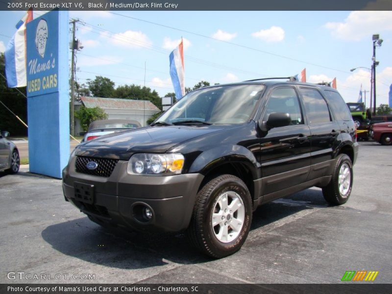 Black / Medium/Dark Flint Grey 2005 Ford Escape XLT V6