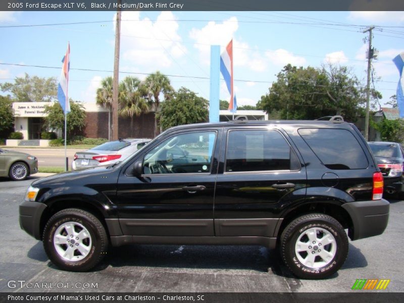 Black / Medium/Dark Flint Grey 2005 Ford Escape XLT V6