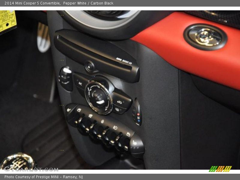 Pepper White / Carbon Black 2014 Mini Cooper S Convertible