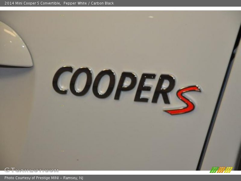 Pepper White / Carbon Black 2014 Mini Cooper S Convertible