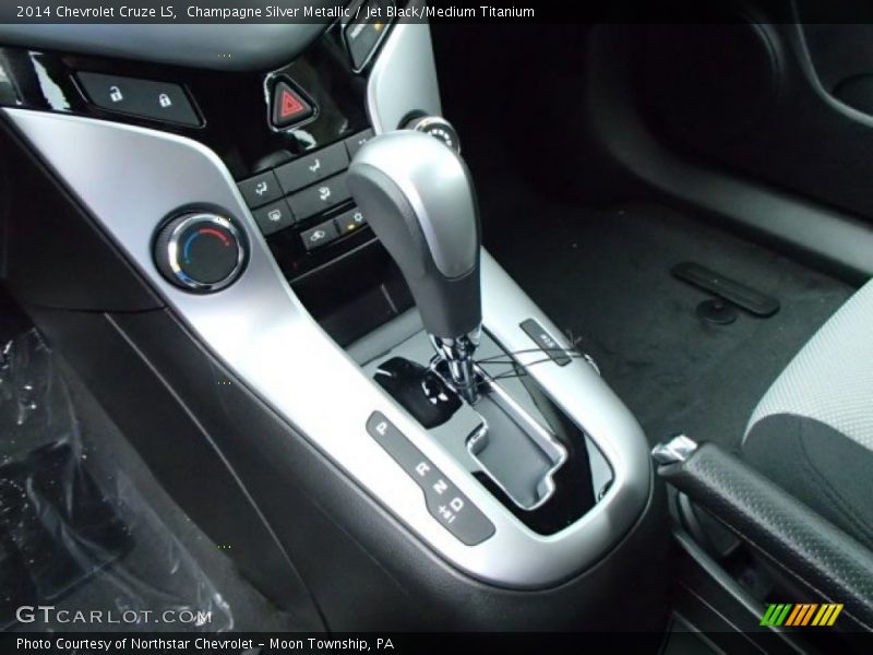 Champagne Silver Metallic / Jet Black/Medium Titanium 2014 Chevrolet Cruze LS