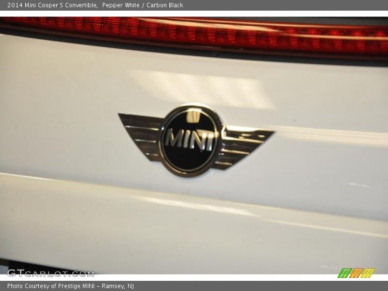 Pepper White / Carbon Black 2014 Mini Cooper S Convertible