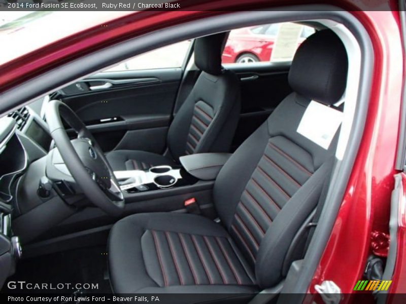 Front Seat of 2014 Fusion SE EcoBoost