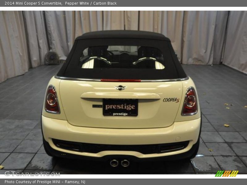 Pepper White / Carbon Black 2014 Mini Cooper S Convertible