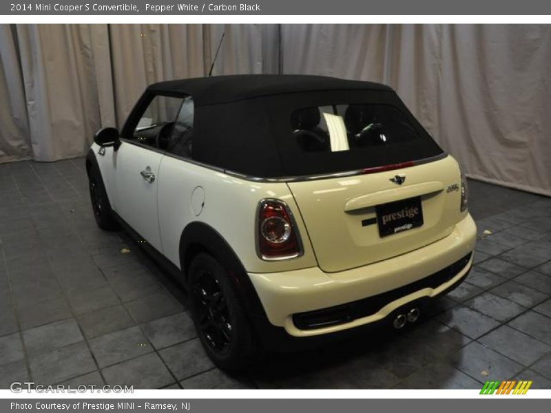 Pepper White / Carbon Black 2014 Mini Cooper S Convertible