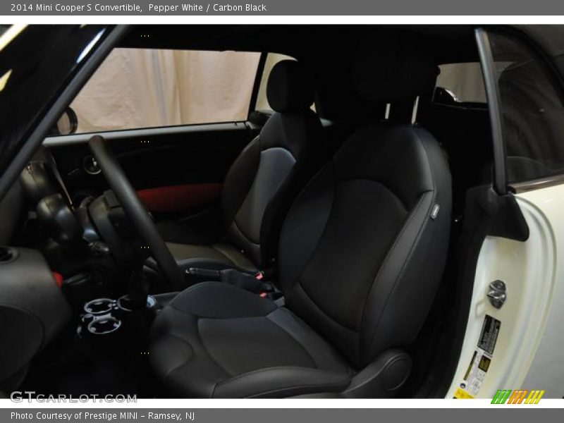 Pepper White / Carbon Black 2014 Mini Cooper S Convertible