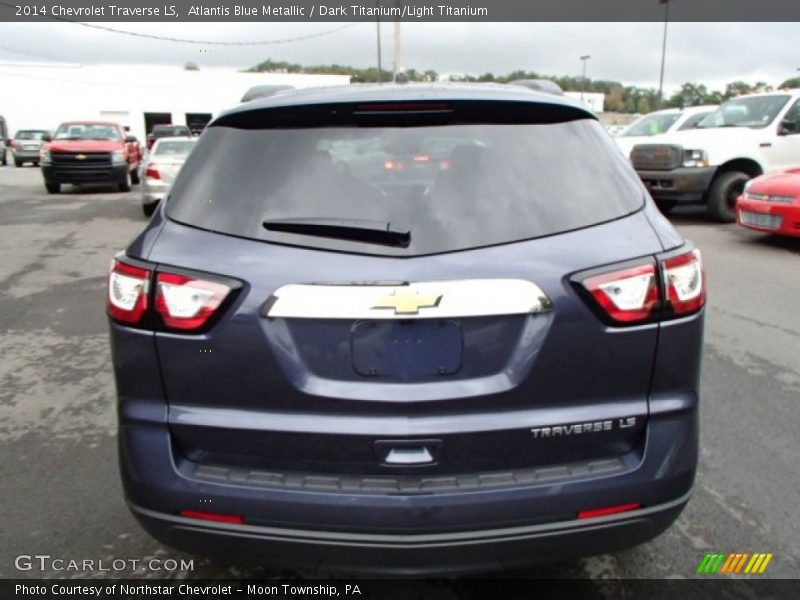 Atlantis Blue Metallic / Dark Titanium/Light Titanium 2014 Chevrolet Traverse LS