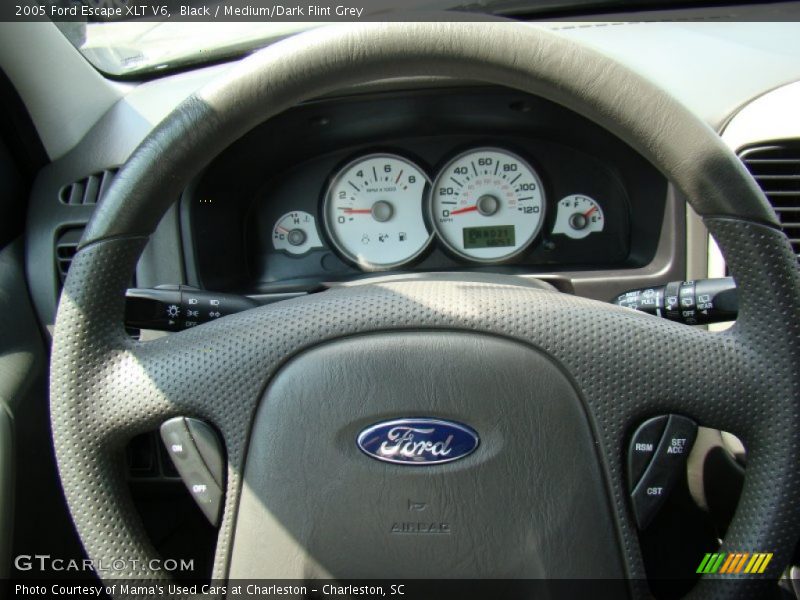 Black / Medium/Dark Flint Grey 2005 Ford Escape XLT V6