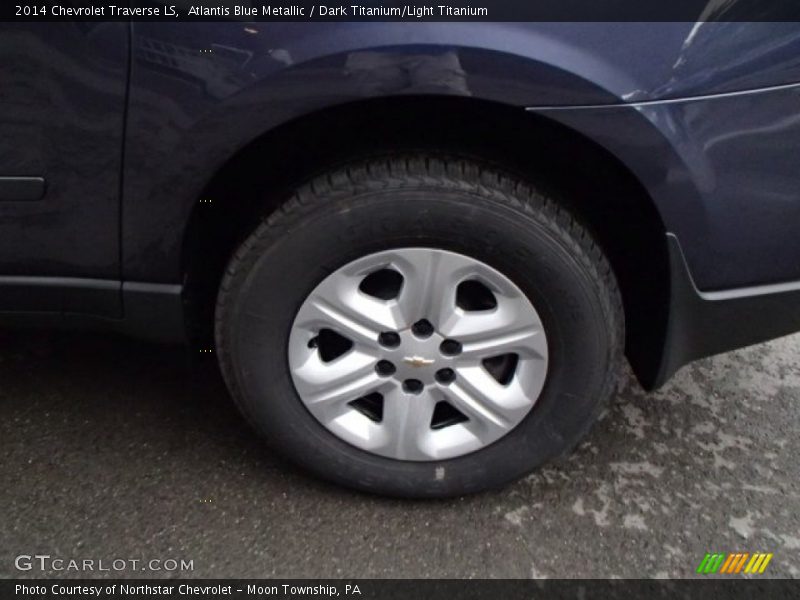 Atlantis Blue Metallic / Dark Titanium/Light Titanium 2014 Chevrolet Traverse LS