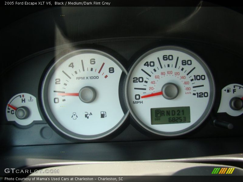 Black / Medium/Dark Flint Grey 2005 Ford Escape XLT V6