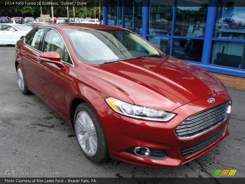 Sunset / Dune 2014 Ford Fusion SE EcoBoost