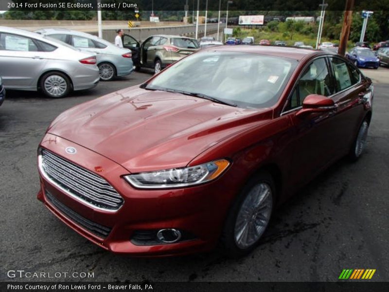 Sunset / Dune 2014 Ford Fusion SE EcoBoost