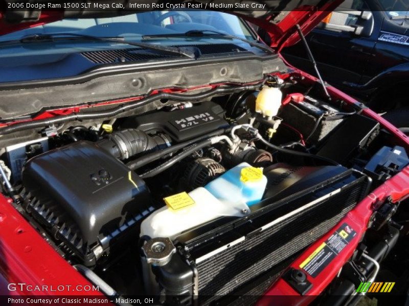 Inferno Red Crystal Pearl / Medium Slate Gray 2006 Dodge Ram 1500 SLT Mega Cab