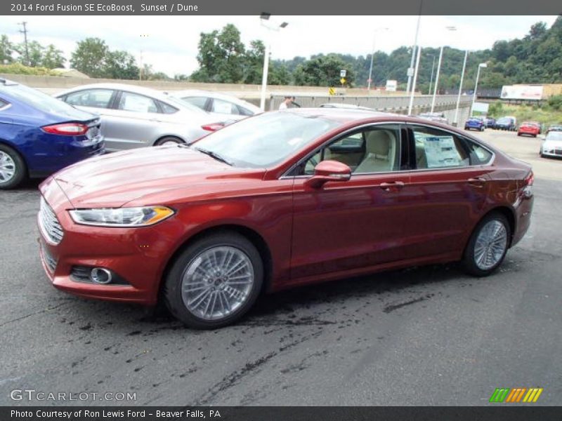 Sunset / Dune 2014 Ford Fusion SE EcoBoost