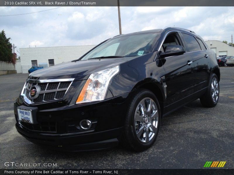 Black Raven / Ebony/Titanium 2010 Cadillac SRX V6