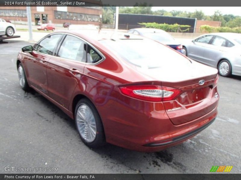 Sunset / Dune 2014 Ford Fusion SE EcoBoost