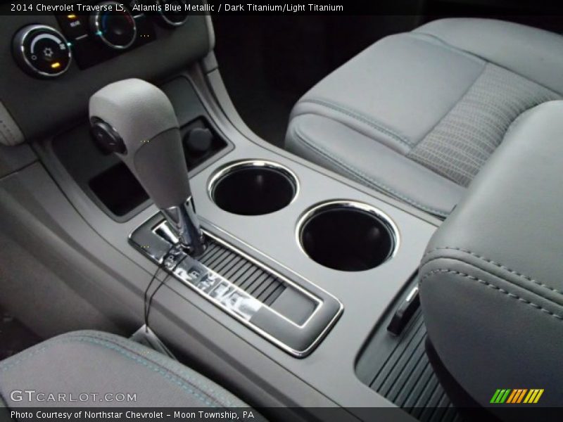 Atlantis Blue Metallic / Dark Titanium/Light Titanium 2014 Chevrolet Traverse LS