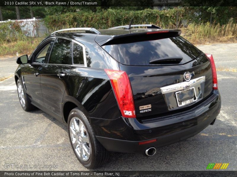 Black Raven / Ebony/Titanium 2010 Cadillac SRX V6