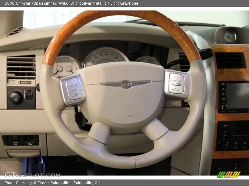 Bright Silver Metallic / Light Graystone 2008 Chrysler Aspen Limited 4WD