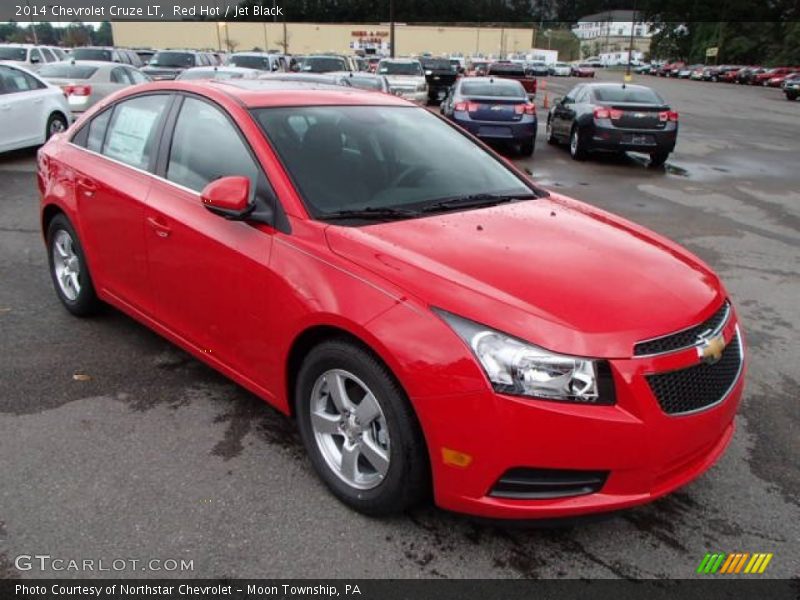 Red Hot / Jet Black 2014 Chevrolet Cruze LT
