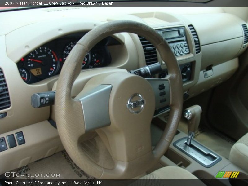 Red Brawn / Desert 2007 Nissan Frontier LE Crew Cab 4x4