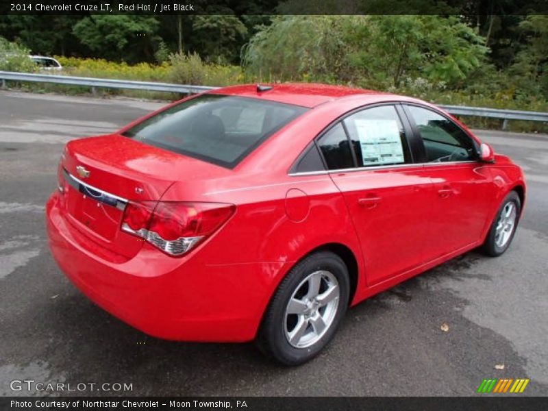 Red Hot / Jet Black 2014 Chevrolet Cruze LT
