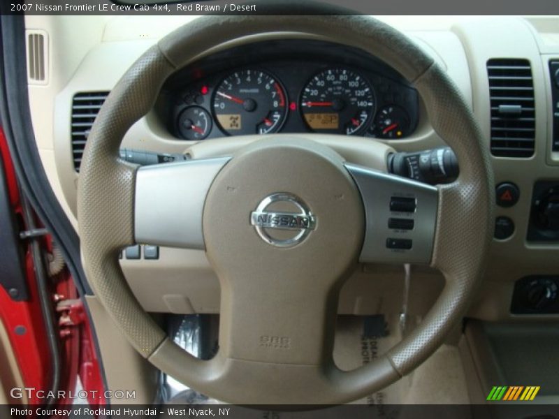 Red Brawn / Desert 2007 Nissan Frontier LE Crew Cab 4x4
