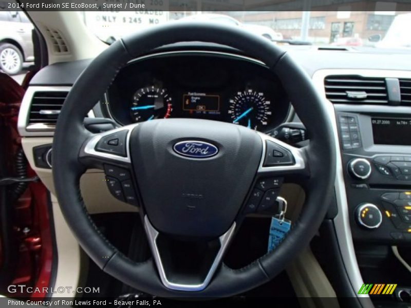 Sunset / Dune 2014 Ford Fusion SE EcoBoost