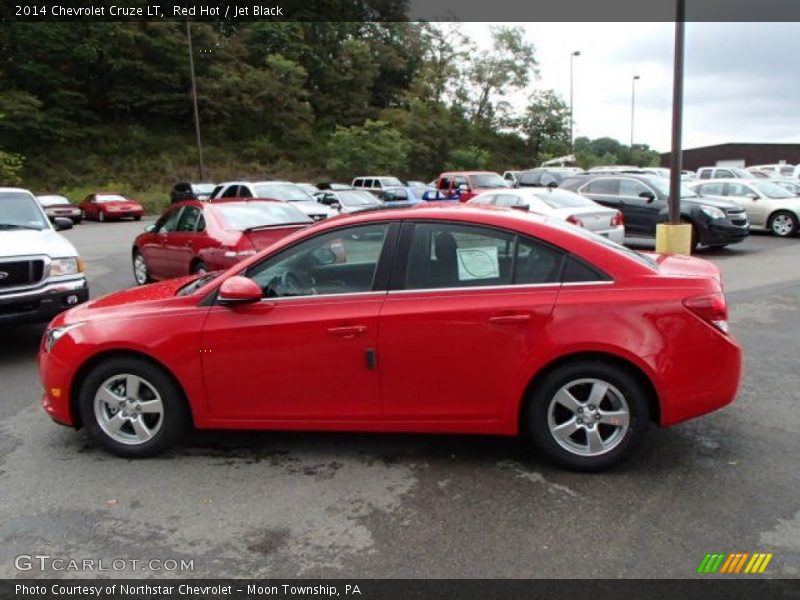 Red Hot / Jet Black 2014 Chevrolet Cruze LT