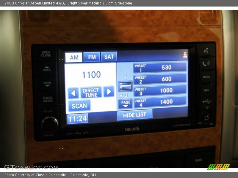 Bright Silver Metallic / Light Graystone 2008 Chrysler Aspen Limited 4WD