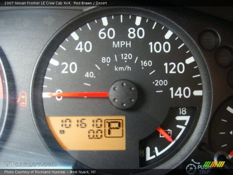 Red Brawn / Desert 2007 Nissan Frontier LE Crew Cab 4x4