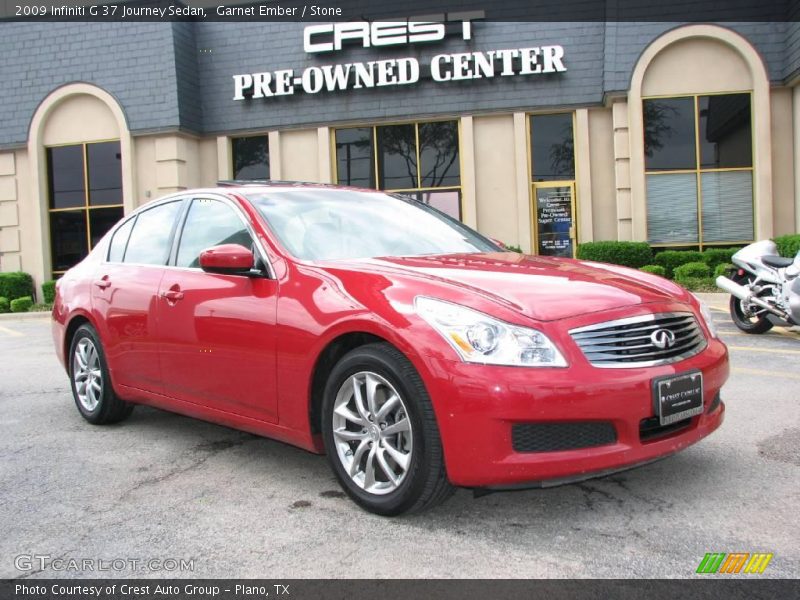 Garnet Ember / Stone 2009 Infiniti G 37 Journey Sedan
