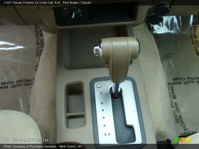 Red Brawn / Desert 2007 Nissan Frontier LE Crew Cab 4x4