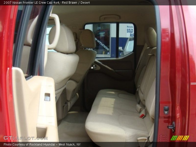 Red Brawn / Desert 2007 Nissan Frontier LE Crew Cab 4x4