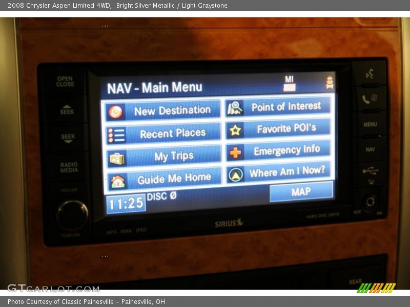 Bright Silver Metallic / Light Graystone 2008 Chrysler Aspen Limited 4WD