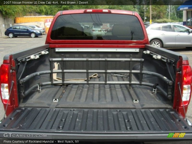 Red Brawn / Desert 2007 Nissan Frontier LE Crew Cab 4x4