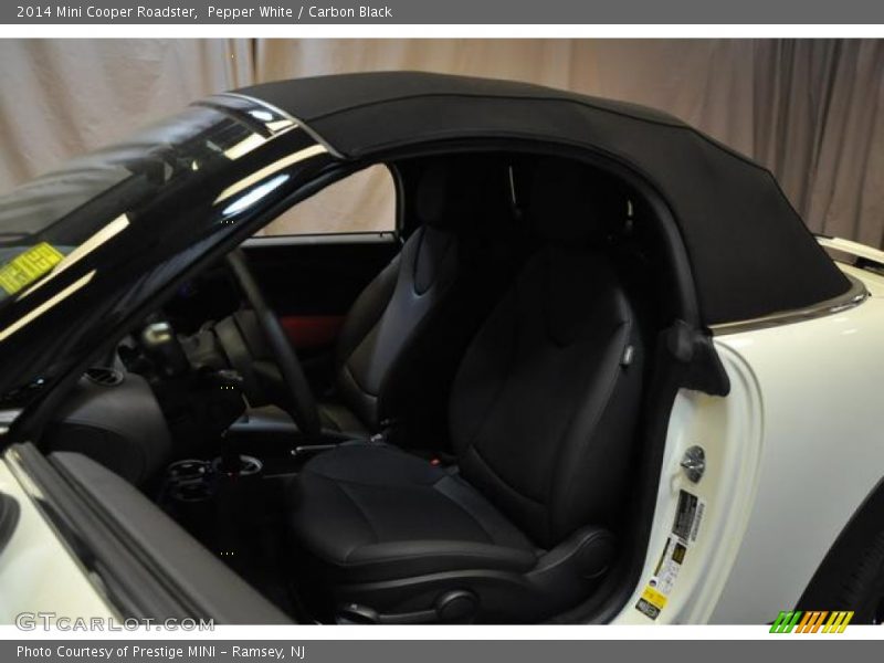 Pepper White / Carbon Black 2014 Mini Cooper Roadster