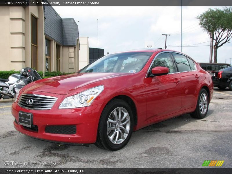 Garnet Ember / Stone 2009 Infiniti G 37 Journey Sedan