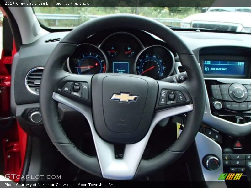 Red Hot / Jet Black 2014 Chevrolet Cruze LT