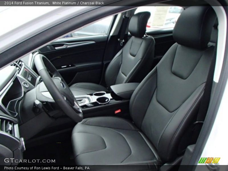 Front Seat of 2014 Fusion Titanium