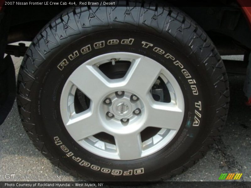Red Brawn / Desert 2007 Nissan Frontier LE Crew Cab 4x4