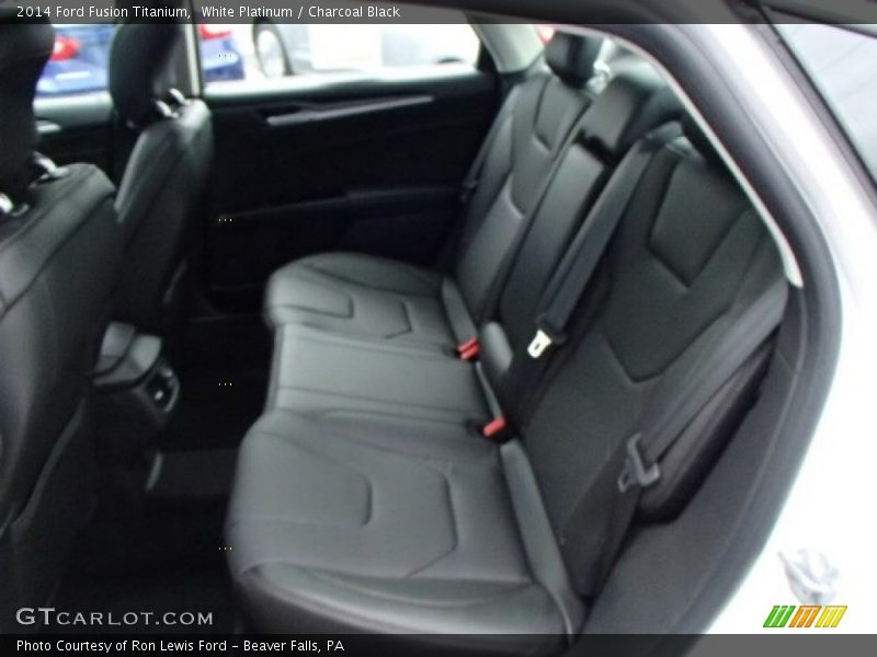 Rear Seat of 2014 Fusion Titanium
