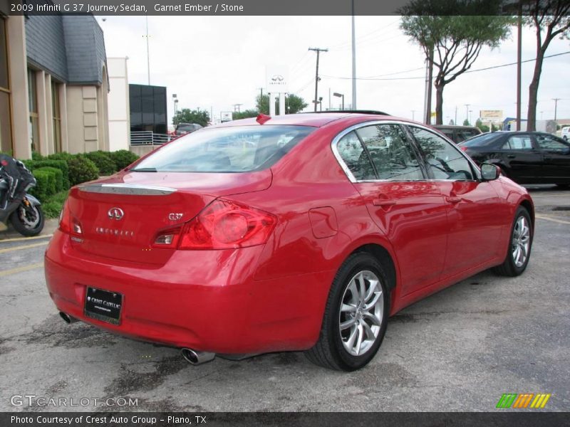 Garnet Ember / Stone 2009 Infiniti G 37 Journey Sedan
