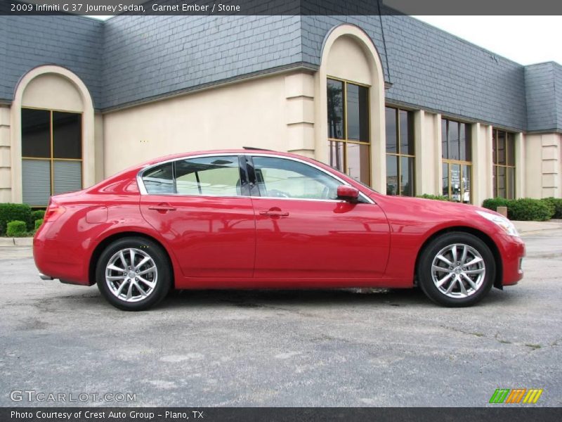 Garnet Ember / Stone 2009 Infiniti G 37 Journey Sedan