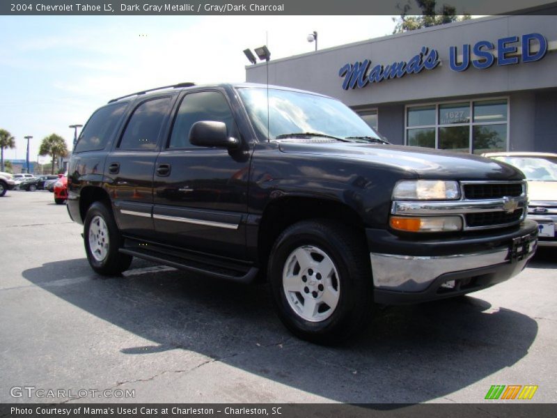 Dark Gray Metallic / Gray/Dark Charcoal 2004 Chevrolet Tahoe LS