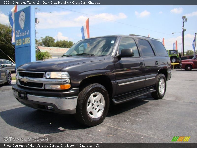 Dark Gray Metallic / Gray/Dark Charcoal 2004 Chevrolet Tahoe LS