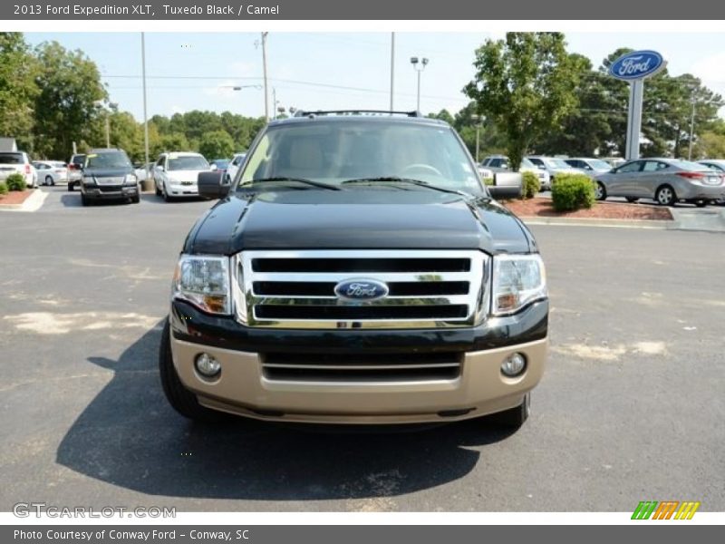 Tuxedo Black / Camel 2013 Ford Expedition XLT